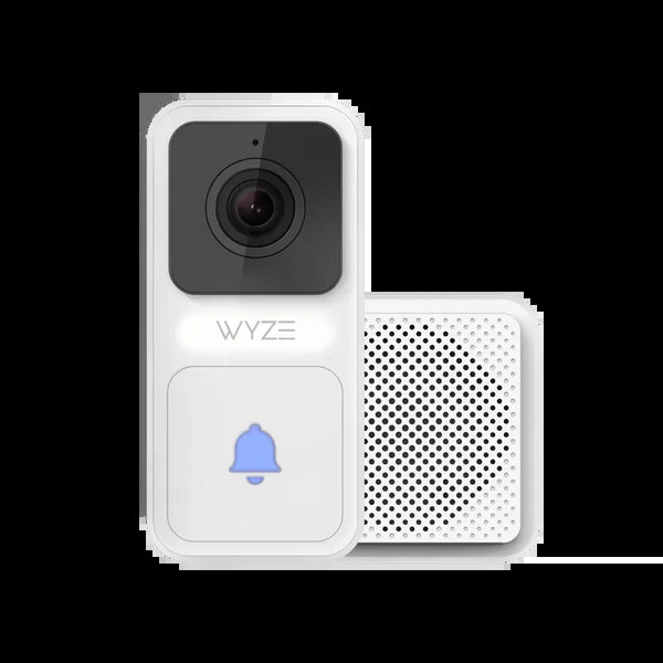 Wyze Video Doorbell (Wired) — Replaces Existing Doorbell, 1080P HD Smart Doorbell Camera, 3:4 Aspect Ratio for Head-To-Toe Viewing, 2-Way Audio, Night Vision, Hardwired, Works with Alexa & Google Assistant, Doorbellcamera